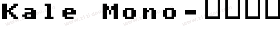 Kale Mono字体转换